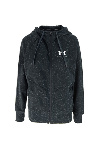 Under Armour Pánska mikina s kapucňou Speckled Fleece Fz, čierna