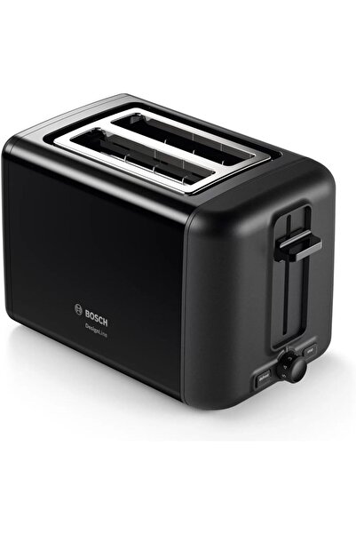 Generic Bosch TAT3P423GB DesignLine Toaster, Stainless Steel, 970 W, Black