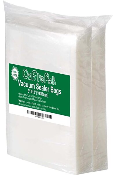 Generic أكياس تغليف الطعام بالتفريغ الهوائي من O2frepak، سعة 100 كوارت، مقاس ...