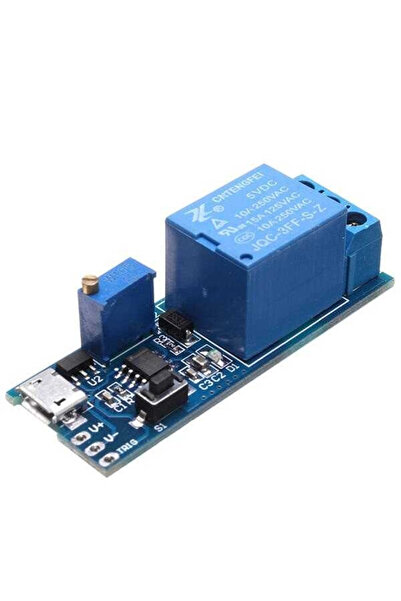 Genel Markalar 5-30V Zaman Ayarlı Röle Kartı Micro USB Girişli