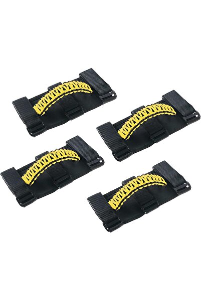 Generic سافاديكار 4 مقابض تثبيت لقضيب الحماية لسيارات جيب رانجلر CJ YJ TJ JK ...