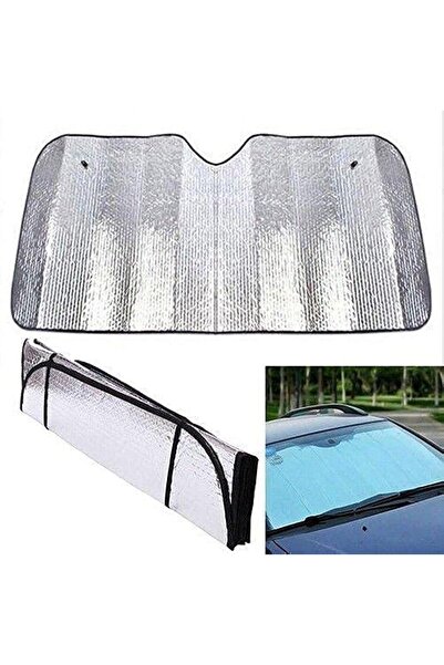 Generic غطاء واقي من الشمس للسيارة من سولفار، مصنوع من رقائق الألومنيوم، 145 ...