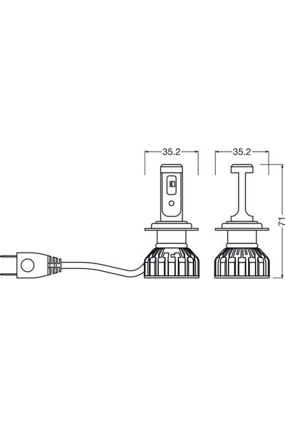 Osram Set becuri Night Breaker Led H7 +330