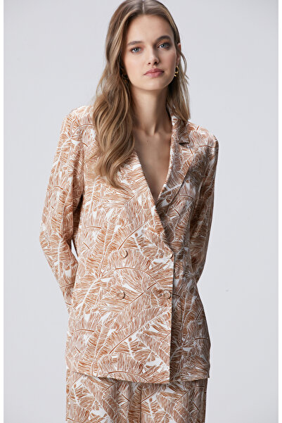 Network Tarçın Desenli Gömlek