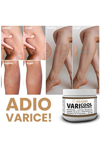 Holisana VariCool - (Vindeca ulceratiile cutanate, eczemele, ranile, Reface v...