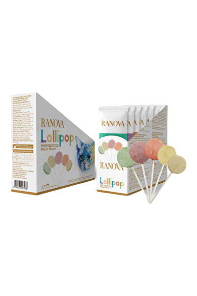 RANOVA Freeze-Dried Lollipop Treats for Cats, Assorted Flavours (15 Pieces)
