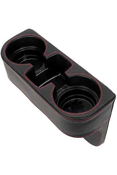 Generic صندوق تخزين للسيارة مصنوع من جلد الصناعي، سلة مهملات