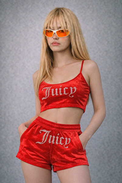 Gofeel Couture Glittery Stone Bottom-Top Shorts Set