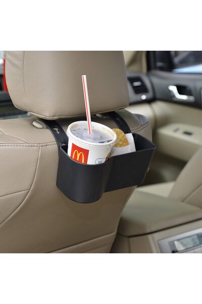 Generic Car Headrest Seat Back Organizer Cup Holder Drink Pocket Food Tray Un...