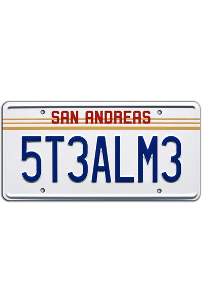 Generic سيارات المشاهير في لعبة جراند ثيفت أوتو | اسرقني | لوحة ترخيص معدنية ...