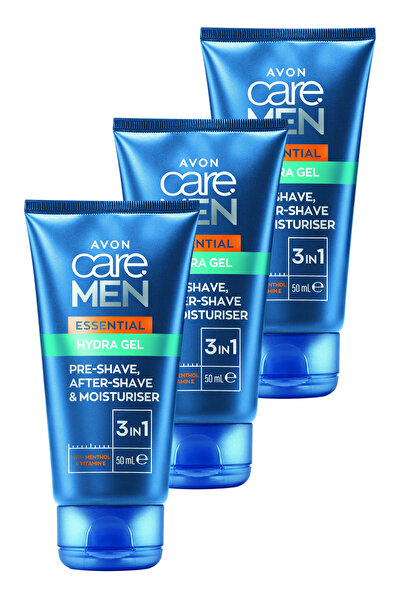AVON Care Men Essential 3'ü 1 arada Tıraş Öncesi ve Sonrası Nemlendirici Jel ...