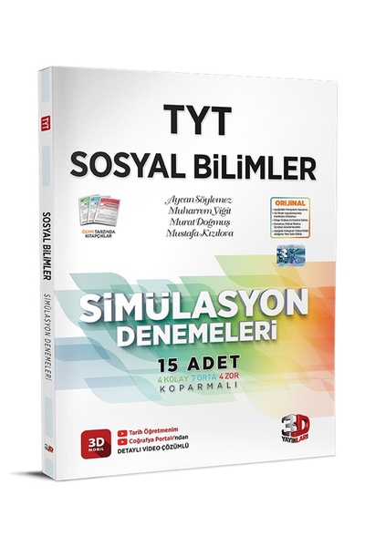 3D Yayınları 2026-2027 Müfredat TYT Sosyal Bilimler Deneme Detaylı Video Çözü...