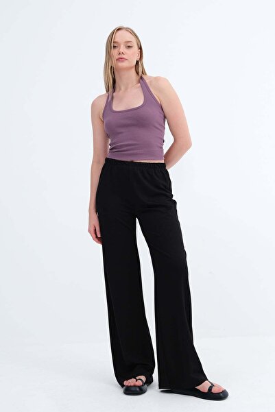Addax Elastic Waist Trousers Pn9023
