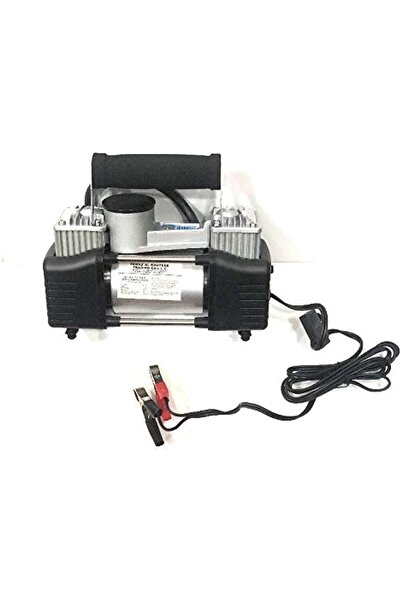 Generic Double Cylinder Air Compressor For Car Lifting - Black&Silver