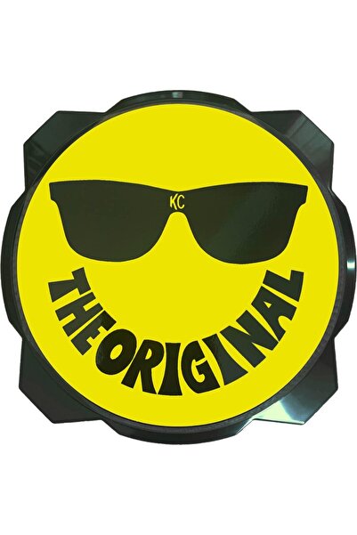 Generic غطاء مصباح KC HiLiTES 6"" Pro6 Gravity Light - وجه مبتسم بمناسبة الذك...