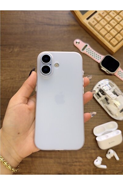 İPHONE 17 Süper Ultra İnce Mat Silikon Telefon Kılıf