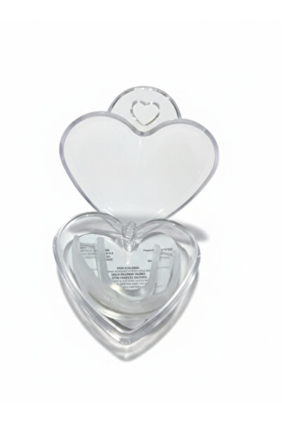 ATILGAN Kalp Kutulu seffaf , Çocuk Boks Kick Boks Basketbol Silikon Dişlik