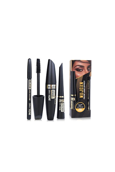 esplendor 3-in-1 Eye Makeup Set - Eyeliner, Mascara, Pencil