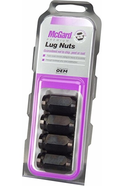 Generic McGard 64031 Chrome/Black (M12 x 1.5 Thread Size) Cone Seat Style Lug...