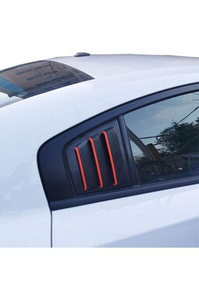 Generic فتحات تهوية جانبية للنوافذ من كروس إلك، أغطية ستائر من مادة ABS لسيار...