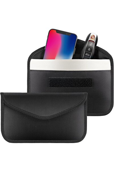 Generic عبوتان من حقائب فاراداي للهاتف ومفاتيح السيارة، جراب مفاتيح مانع للإش...