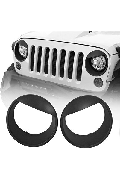 Generic غطاء مصباح أمامي أسود بتصميم طائر غاضب من هوك رود، قابل للتركيب بمشاب...