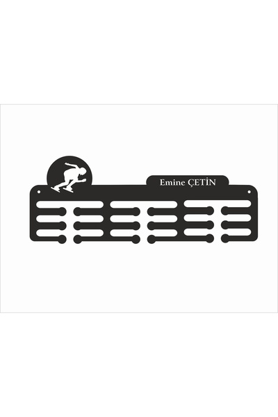 Datatek Hediyelik - Madalya Askılığı -5 mm siyah Pleksiglass - Buz Pateni - M...