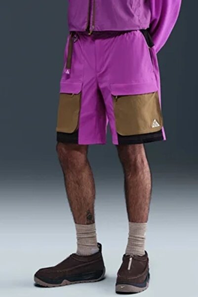 Nike ACG 'Smith Summit' Mens Cargo Shorts Erkek Günlük Şort Mor