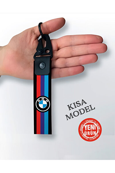 NIFF BMW Logo KISA MODEL 15 cm. MOTOSİKLET OTOMOBİL ANAHTARLIĞI SİYAH HEDİYEL...