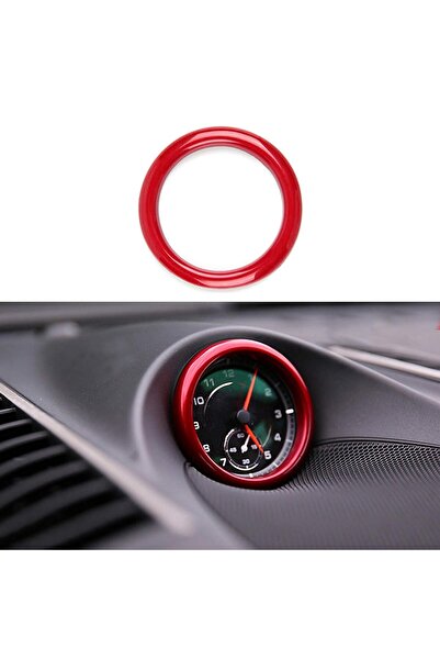 Generic Dashboard Center Clock Surrounding Compass Cover Aluminum Ring Emblem...