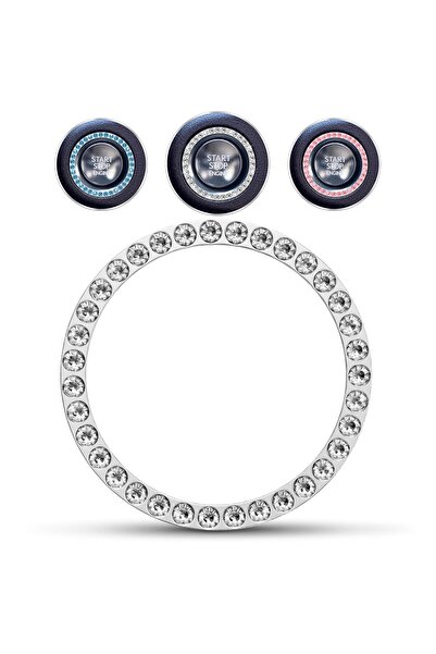 Generic ملصق شعار مرصع بأحجار الراين الكريستالية لتزيين السيارات، إكسسوارات س...