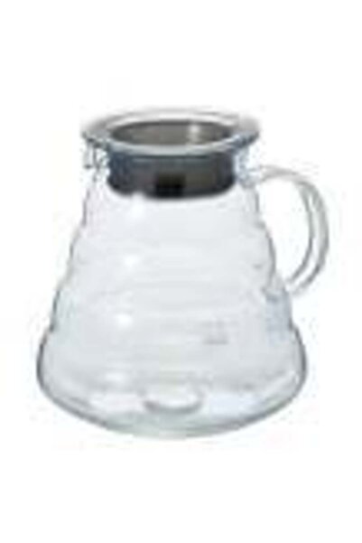 Genericc East Lady Glass Coffee Carafe With Lid Clear/Silver-800ML