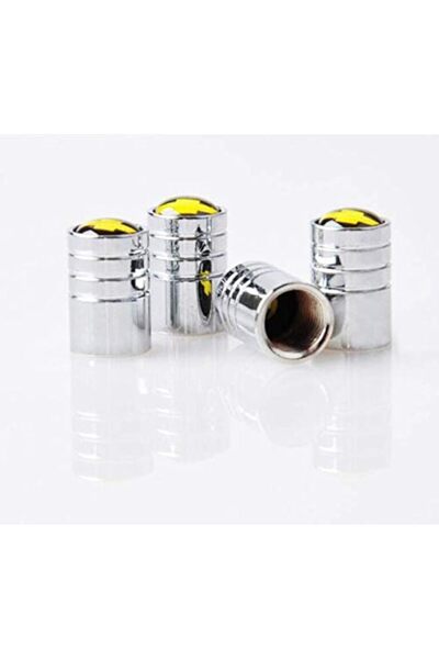 Generic 4pcs /set Silver Chrome Car Wheel Tire Air Valve Caps Stems Cover Air...