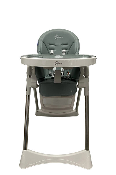Miiluna Scaun înalt pliabil pentru bebeluși Andromeda, gri