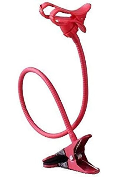 Generic Universal 360° Rotating Car Desktop Mobile Holder- Red