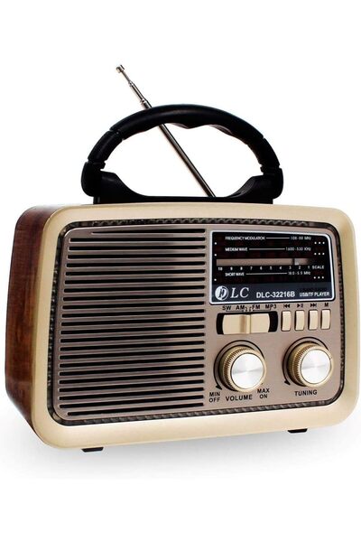 Generic راديو بلوتوث محمول متعدد الألوان من دي إل سي 32216B