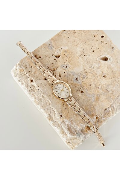 Vesce Atelier Fish Back Gold Watch Gold