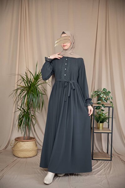 Nissra Ankanoor Lace Front Platinum Dress Anka265138