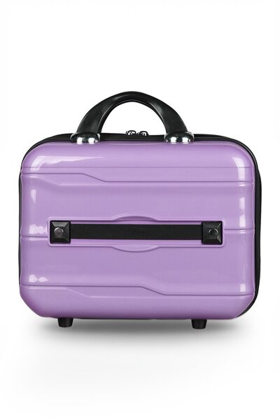POLO&SKY Azra Model Lilac Color Pp Polypropylene Unbreakable Makeup Bag Hand Luggage