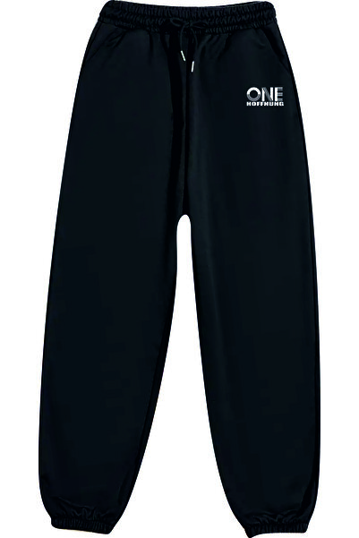 HOFFNUNG Unisex 2Ip Comfortable Fit One Printed Sweatpants Pants