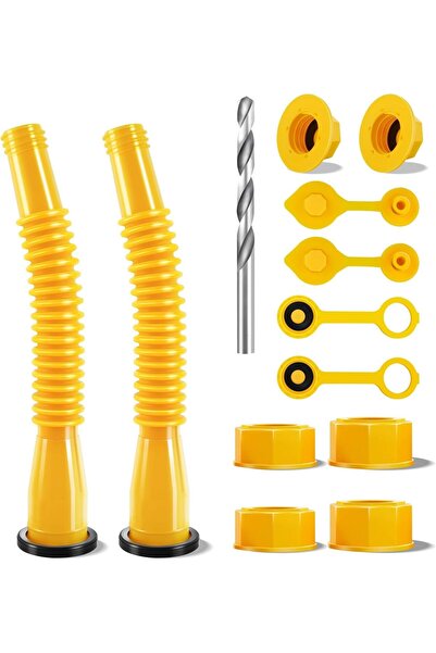 Generic Gas Can Spout Replacement, Anti-Spill Gas Can Nozzle Replacement, 2-K...