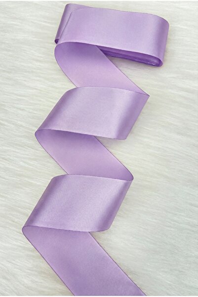 ZEYMERADE 6 cm Lilac Single-Sided Satin Ribbon 10 Meters, Bundle Dowry Engage...