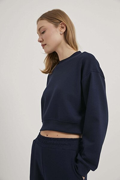 Arma Life ARMALIFE 5303 BİS YAKA PREMIUM SWEATSHIRT CROP PENTRU FEMEI