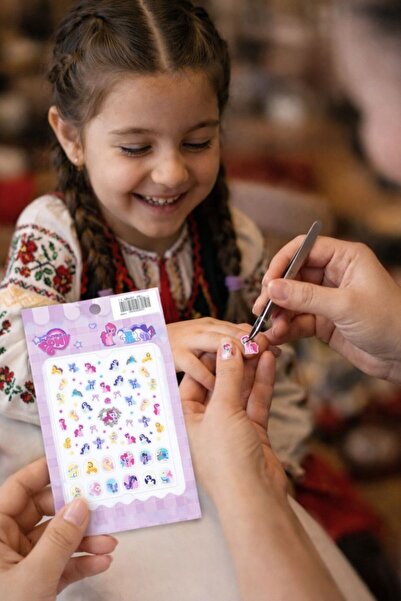 EMKSHOP My Little Pony Figürlü Tırnak Stickerı (1 Sayfa
