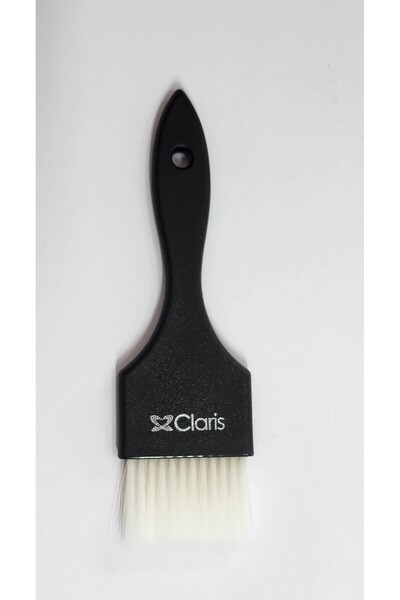 CLARİS Profesyonel Kalın Saplı Saç Boya Fırçası Siyah -Balyaj Boyama Ve Röfle...
