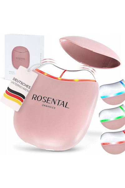 Rosental Organics Aparat de masaj facial Rosental EMS Gua Sha, terapie LED, multicolor