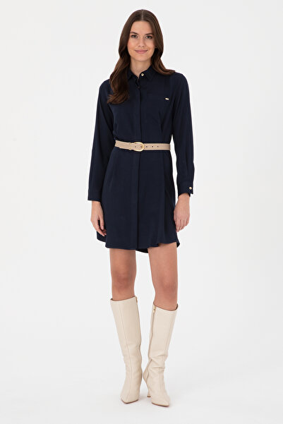 U.S. Polo Assn. Women's Navy Blue Woven Dress 50317615-Vr033