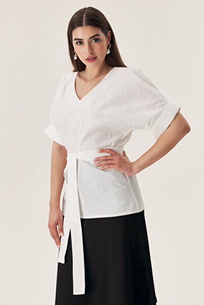 EMA\T White Cotton Top