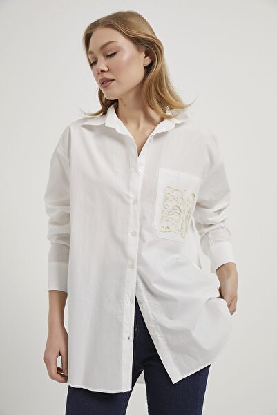 Arma Life Armalife 4001 pocket embroidery detail women's shirt