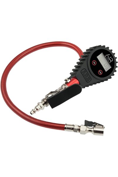 ARB مقياس ضغط الإطارات الرقمي Arb601 مع خرطوم مضفر وصمام، أداة نفخ وتفريغ اله...